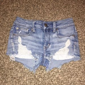 American eagle denim shorts